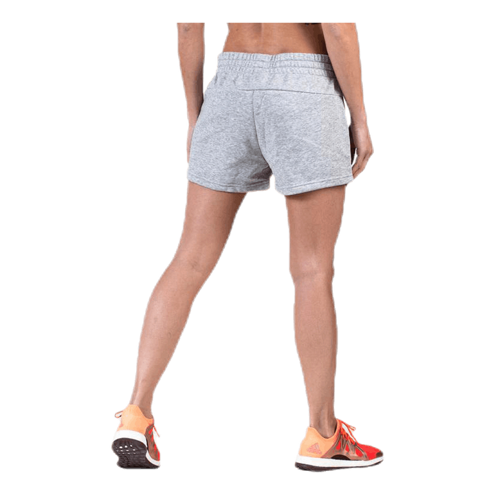 Essentials Solid Short Medium Grey Heather / White