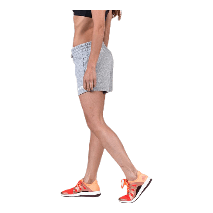 Essentials Solid Short Medium Grey Heather / White