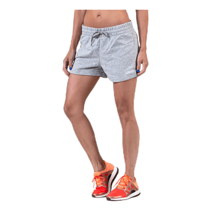 Essentials Solid Short Medium Grey Heather / White