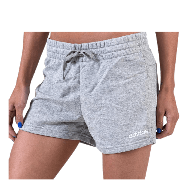Essentials Solid Short Medium Grey Heather / White