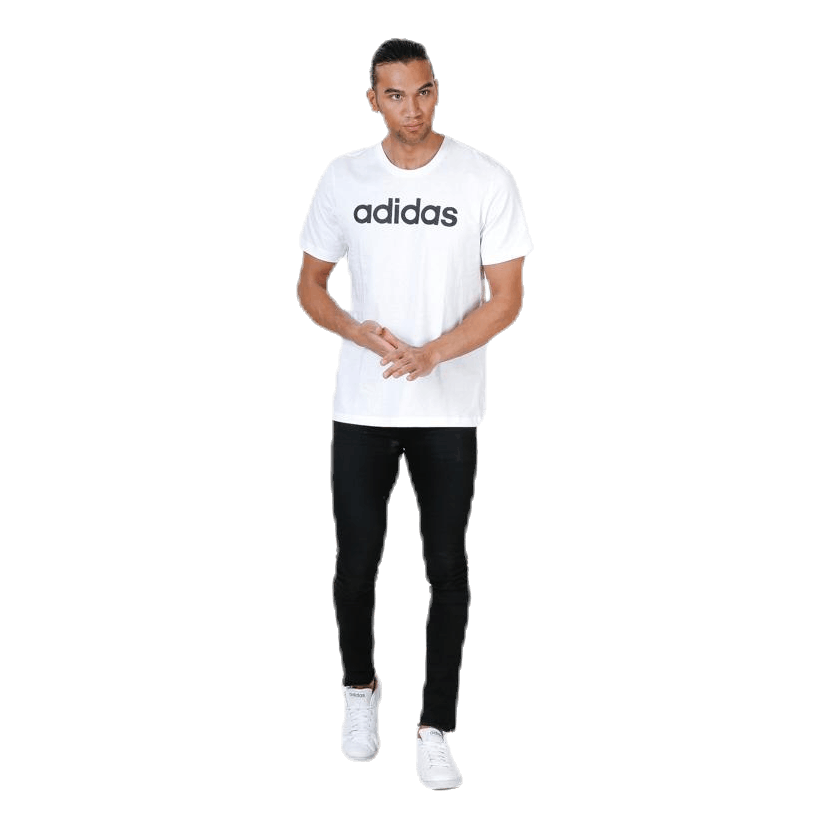 Essential Linear Tee White/Black