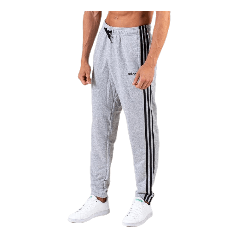 Essentials 3 Stripes Tapered Pant French Terr Medium Grey Heather / Black