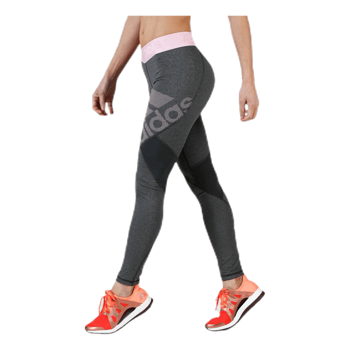 Alphaskin Sport Graphic Long Tights Pink/Grey