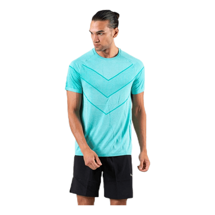 Reactive evoKNIT Tee Turquoise