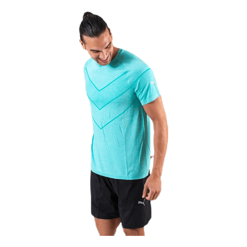 Reactive evoKNIT Tee Turquoise