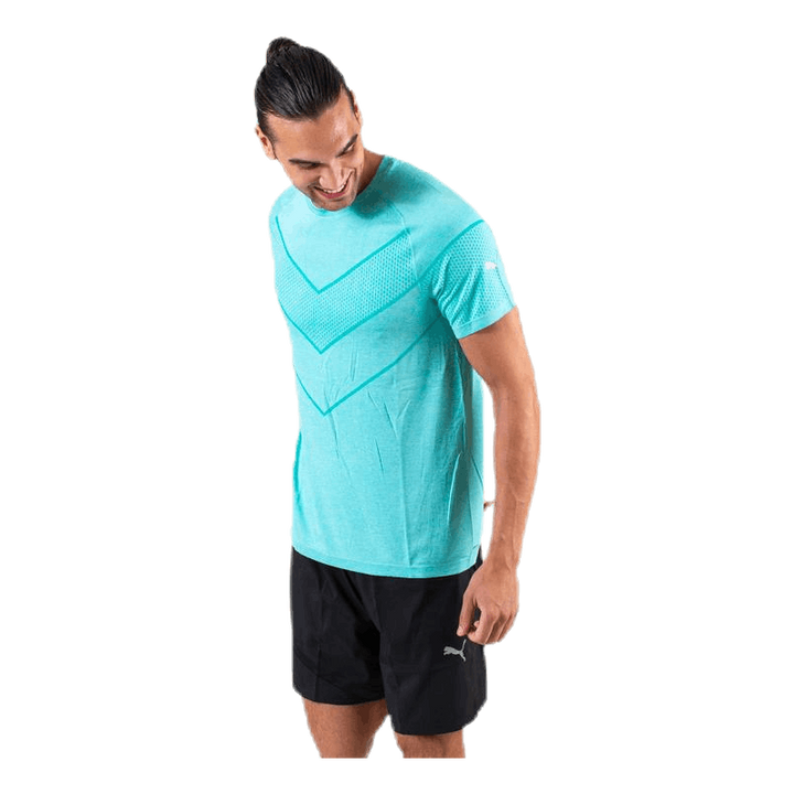 Reactive evoKNIT Tee Turquoise