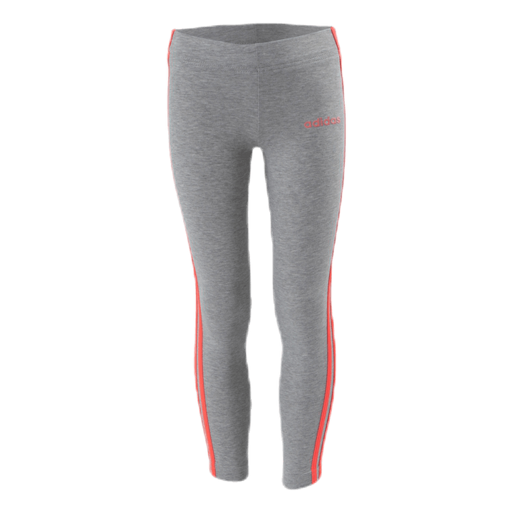 Essential 3 Stripe Tights Youth Pink/Grey