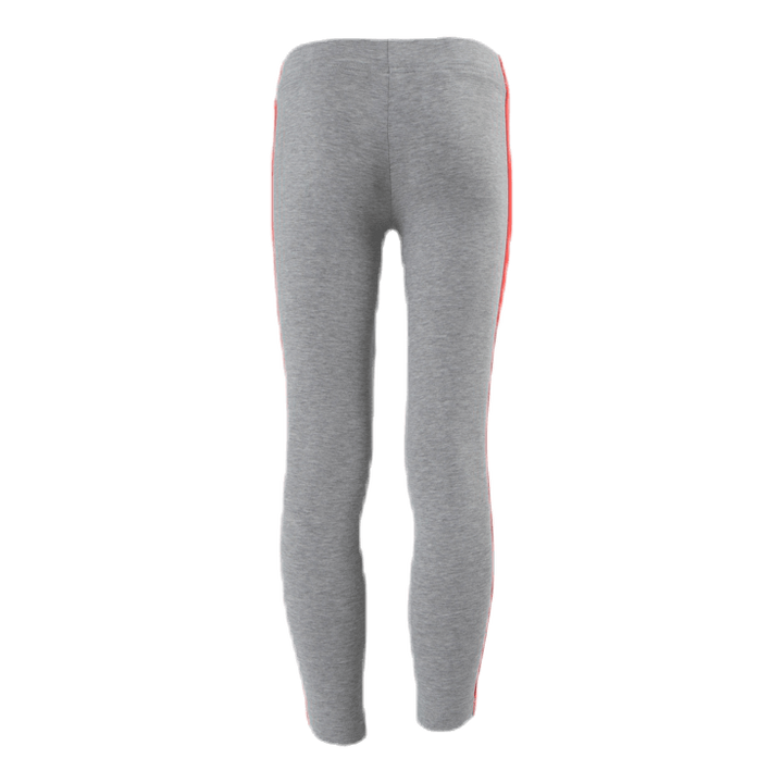 Essential 3 Stripe Tights Youth Pink/Grey