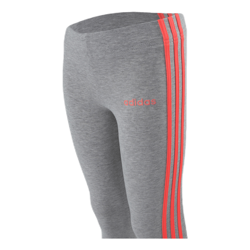 Essential 3 Stripe Tights Youth Pink/Grey