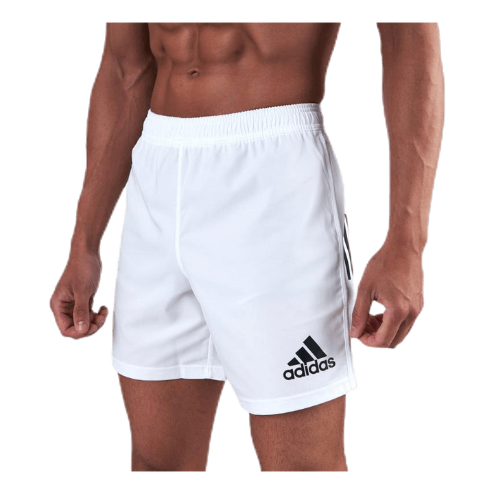 3 Stripe Short White/Black