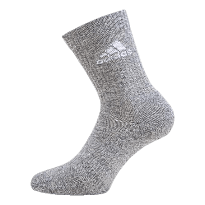 Cush Crw 3Pp Medium Grey Heather / White / Black / White