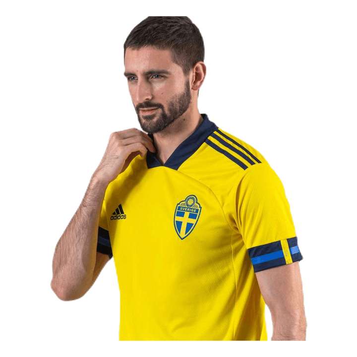 20/21 Sweden Home Jersey Yellow / Night Indigo