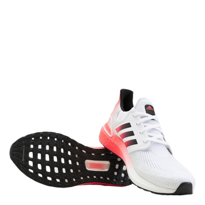 Ultraboost 20 Shoes Cloud White / Core Black / Signal Pink / Coral