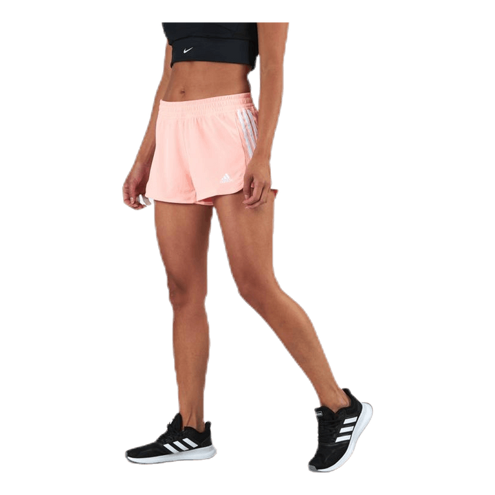 Pacer 3-Stripes Knit Shorts Pink