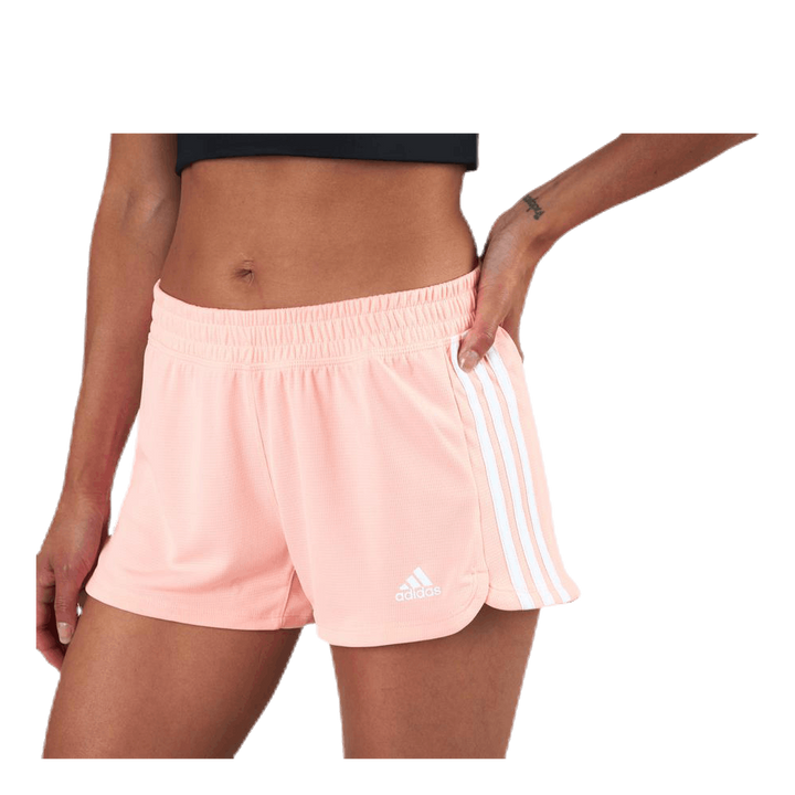 Pacer 3-Stripes Knit Shorts Pink