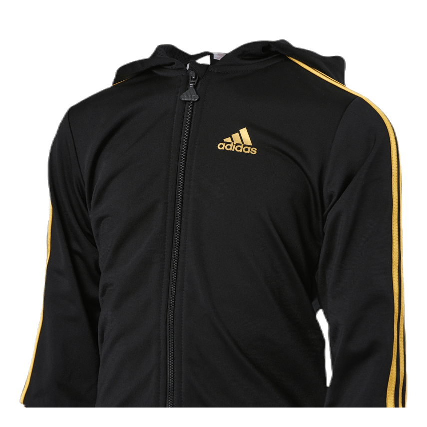 Black and gold top adidas zip up hoodie