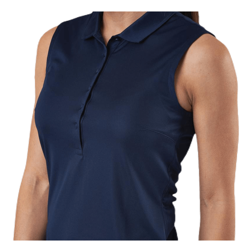 Rotation Sleeveless Polo Blue