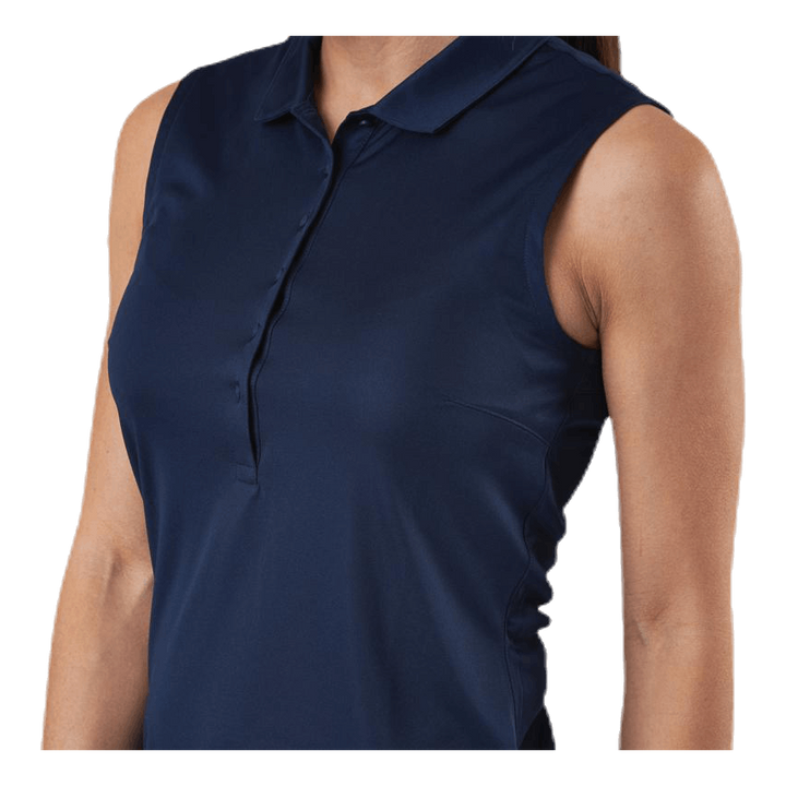 Rotation Sleeveless Polo Blue