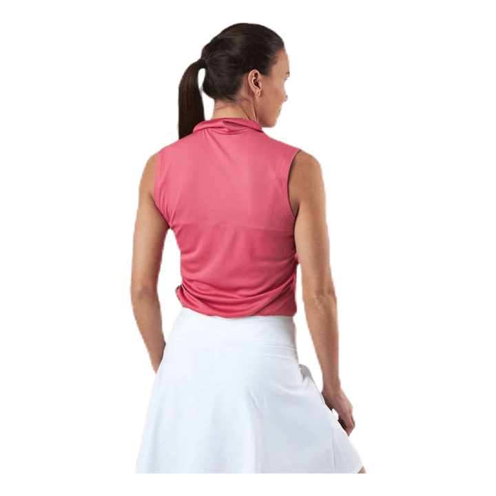 Rotation Sleeveless Polo Pink