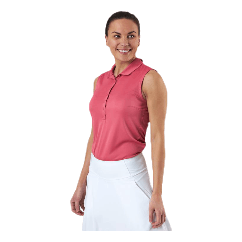 Rotation Sleeveless Polo Pink