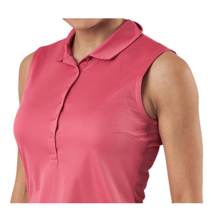 Rotation Sleeveless Polo Pink