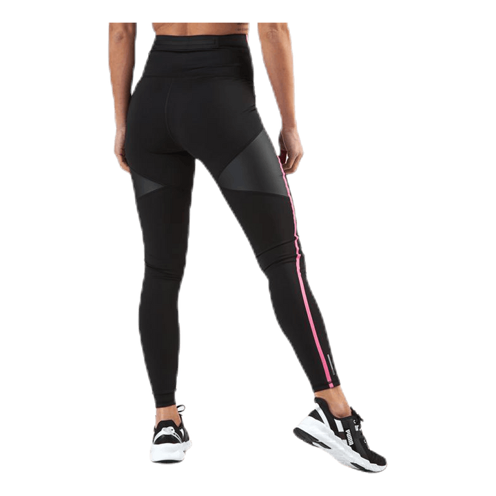 Train Bonded Zip High Rise Full Tight Pink/Black
