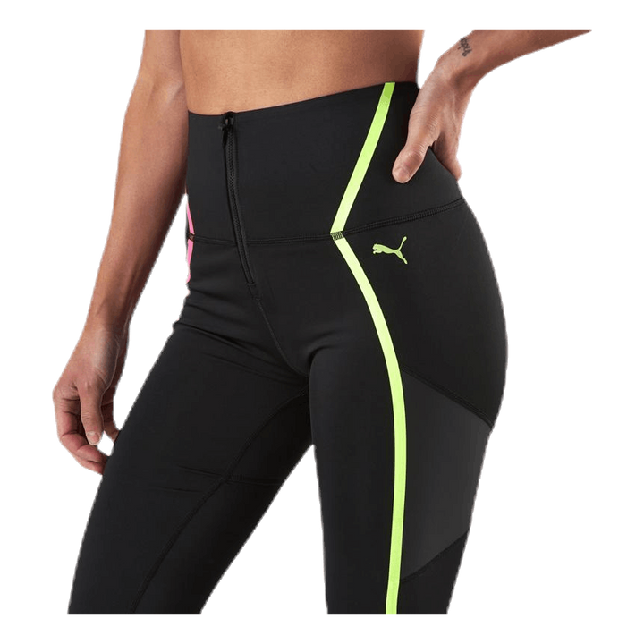 Train Bonded Zip High Rise Full Tight Pink/Black