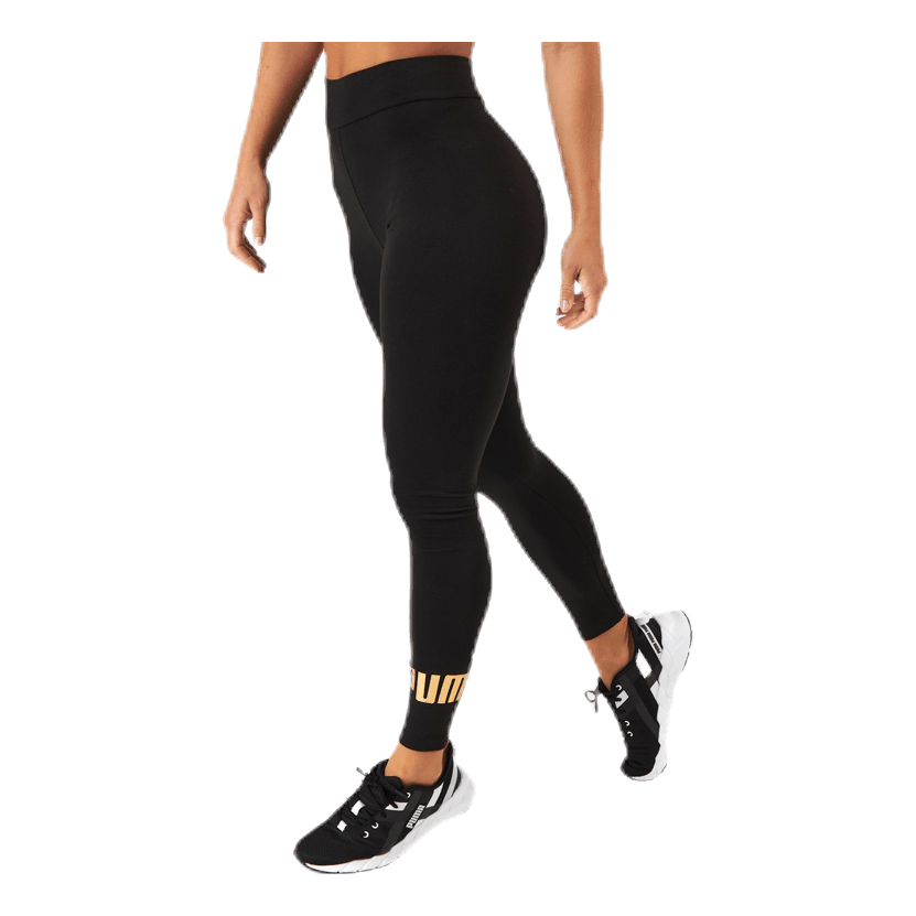 Puma leggings black and gold sales
