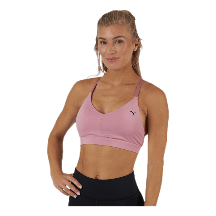 Low Impact Strappy Bra Pink