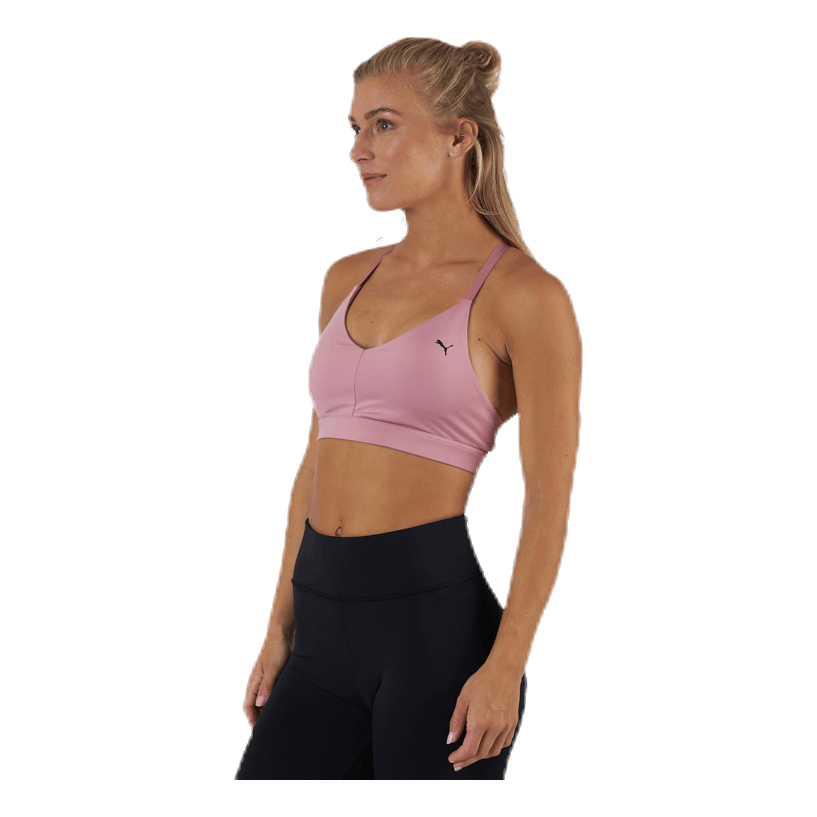 Low Impact Strappy Bra Pink