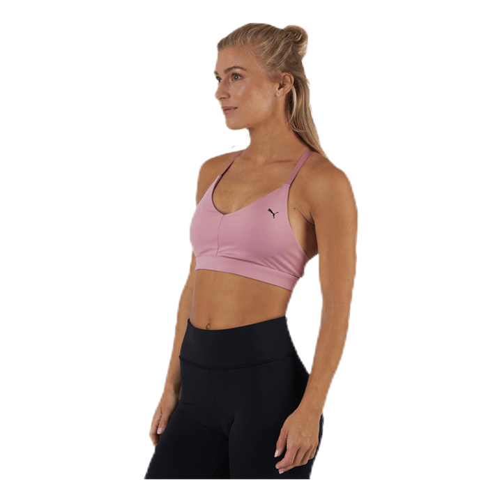 Low Impact Strappy Bra Pink