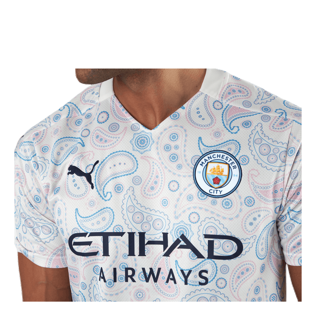 Manchester City FC Third Shirt Replica Blue/White