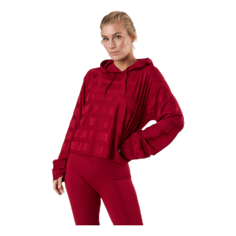 Train First Mile Mono Hoodie Red