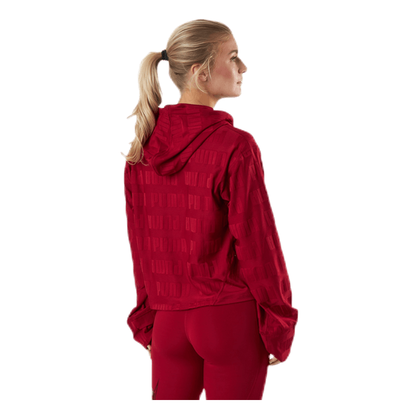 Train First Mile Mono Hoodie Red