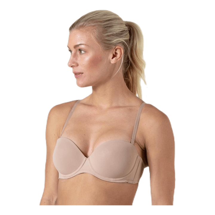 Strapless Push Up Beige