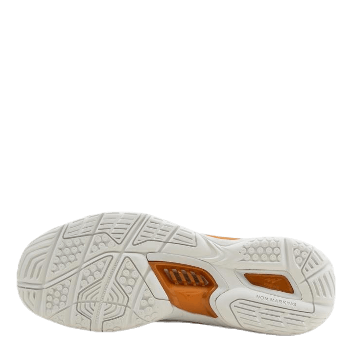Mizuno Wave Stealth V Orange White Sportamore