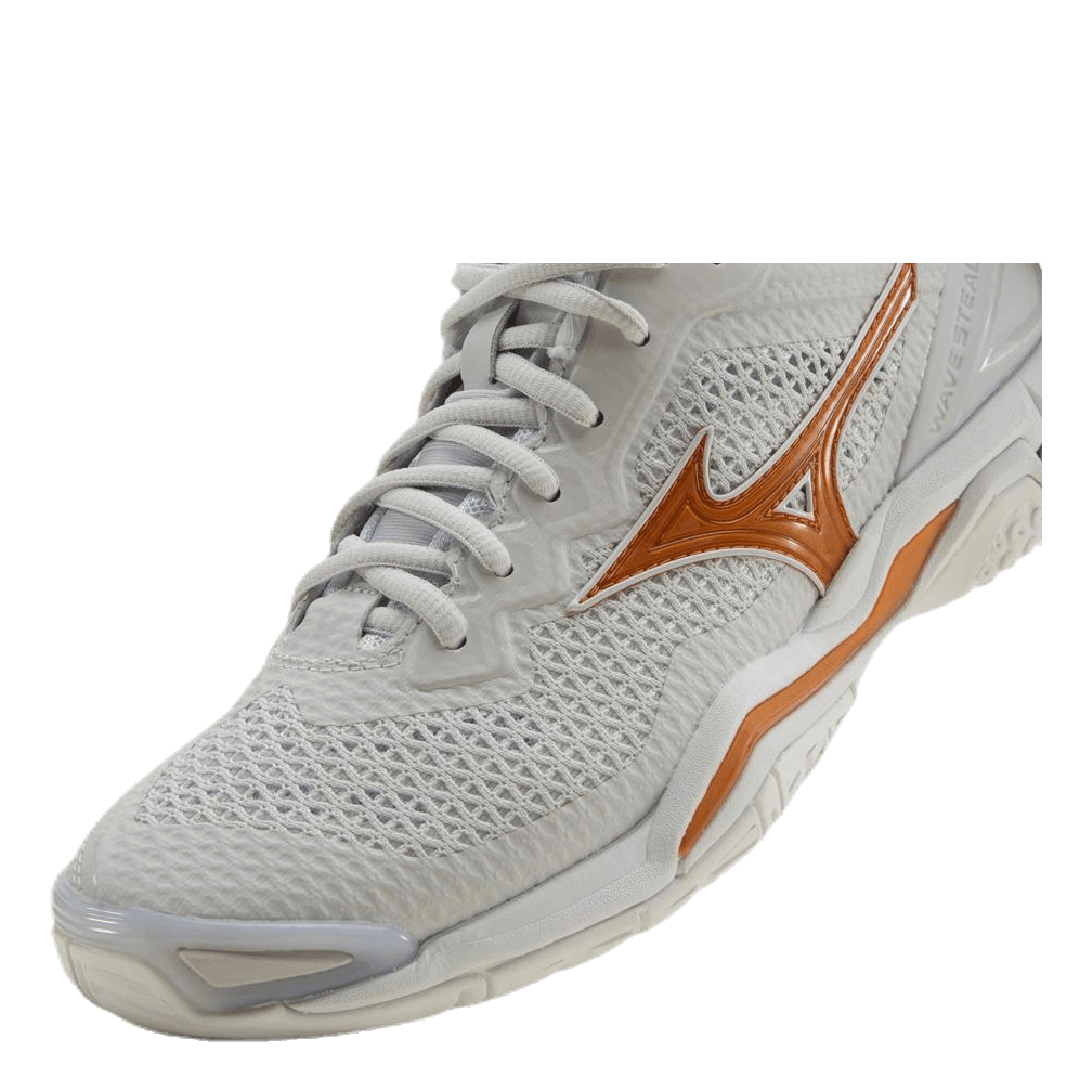 Mizuno Wave Stealth V Orange White Sportamore