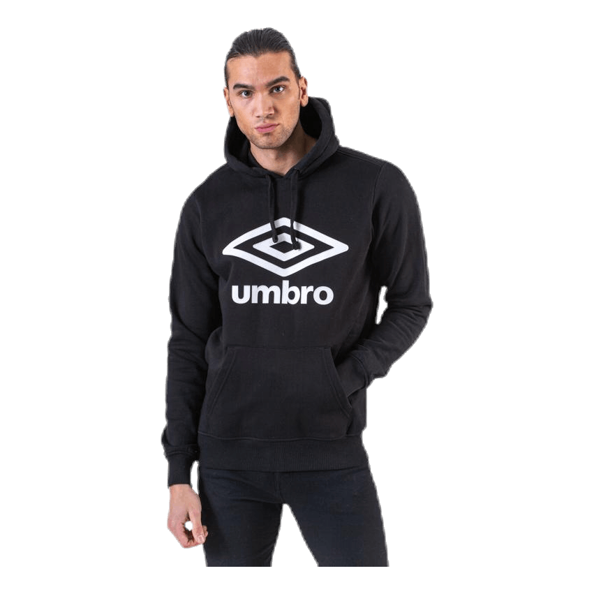 Fleece Logo Hoody Black