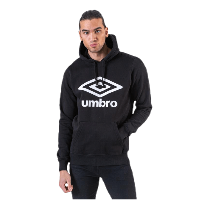 Fleece Logo Hoody Black