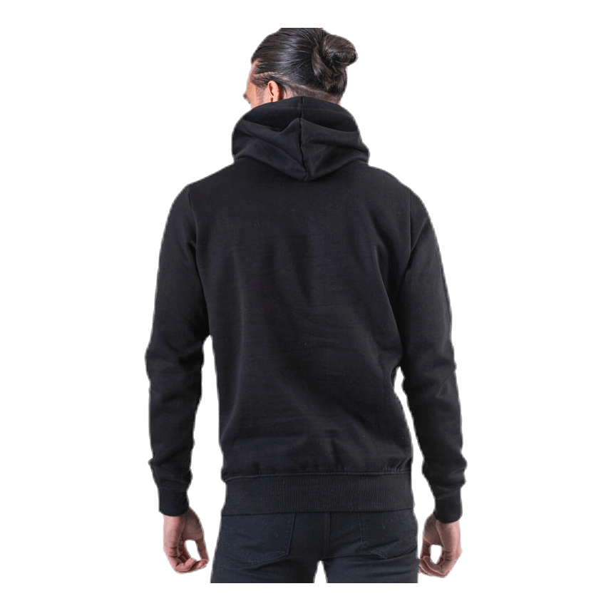 Fleece Logo Hoody Black