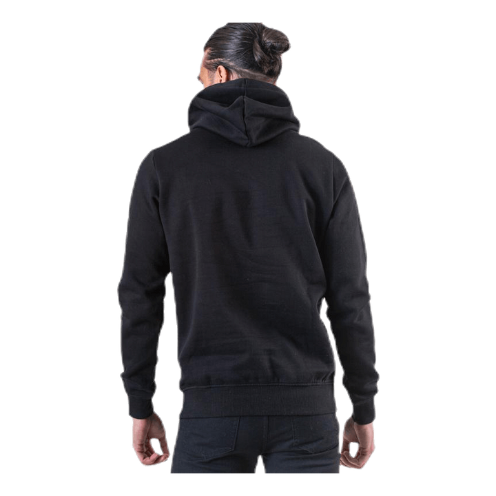 Fleece Logo Hoody Black