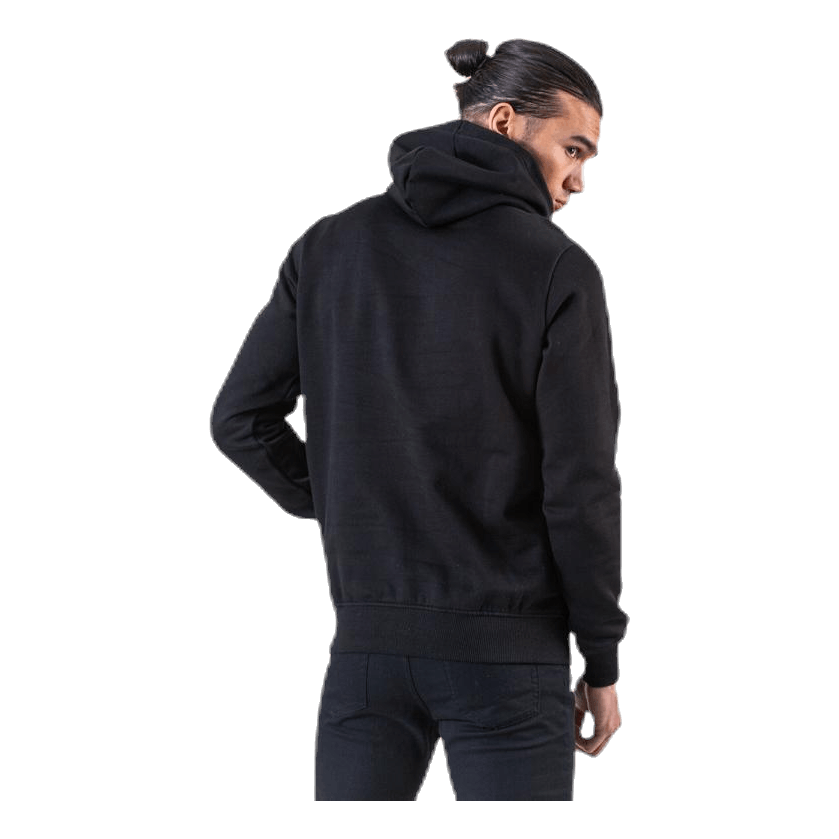 Fleece Logo Hoody Black