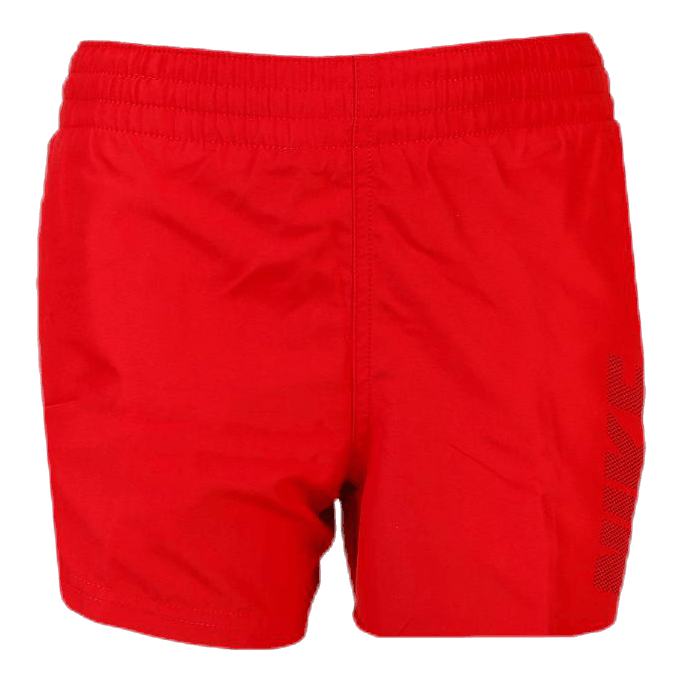 4" Volley Short Logo Solid Youth Red