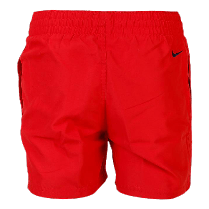 4" Volley Short Logo Solid Youth Red