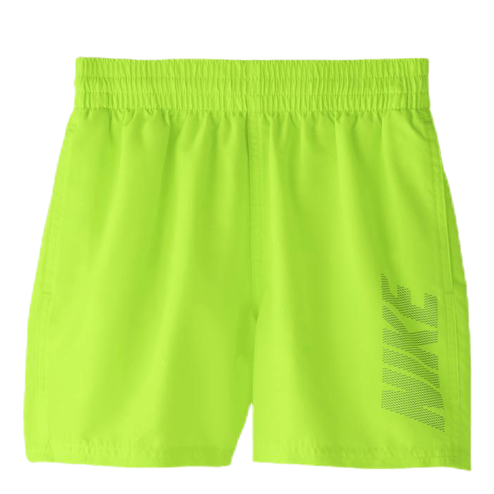 4" Volley Short Logo Solid Youth Grey/Yellow