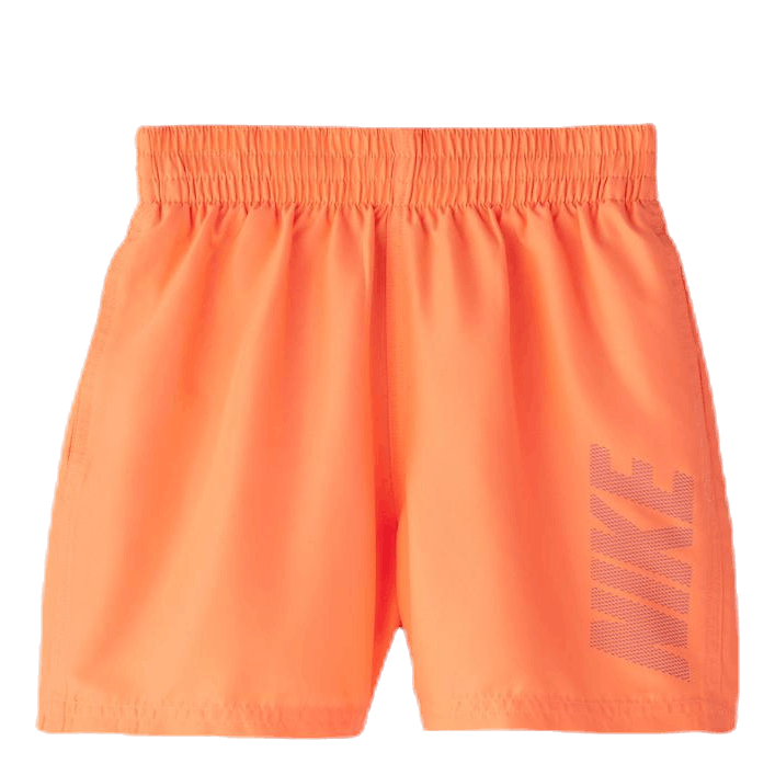 4" Volley Short Logo Solid Youth Orange