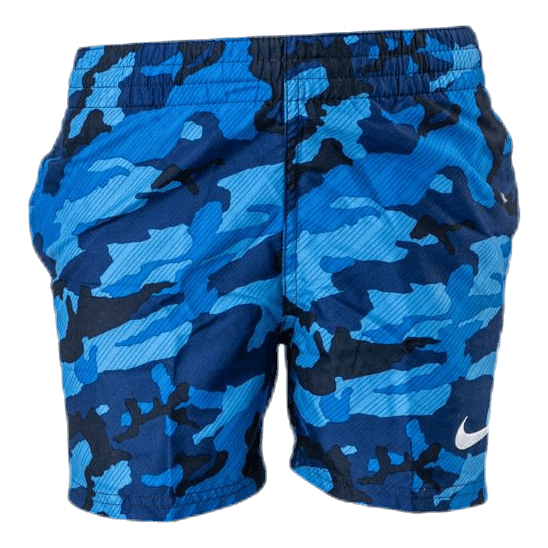 4" Volly Short Camo Junior Blue