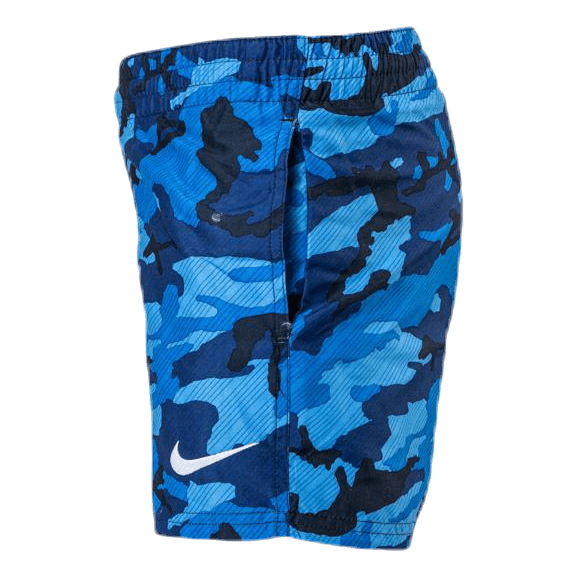 4" Volly Short Camo Junior Blue