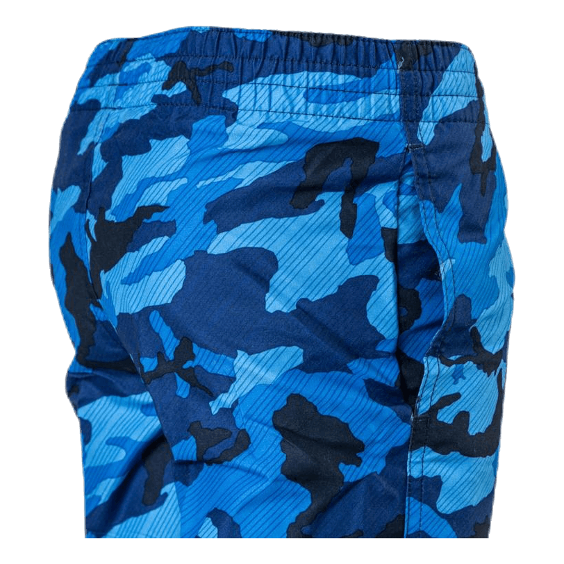 4" Volly Short Camo Junior Blue