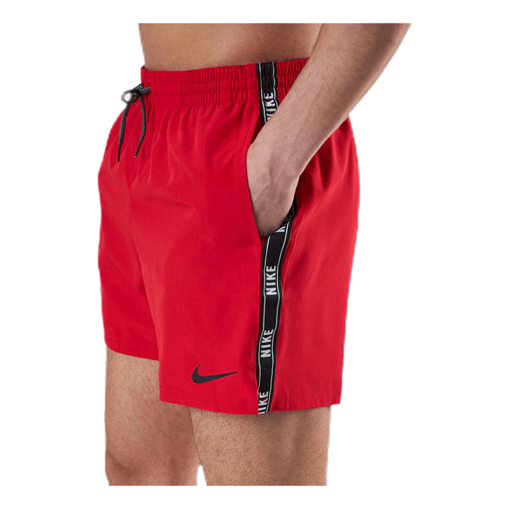 5" Volley Short Logo Red